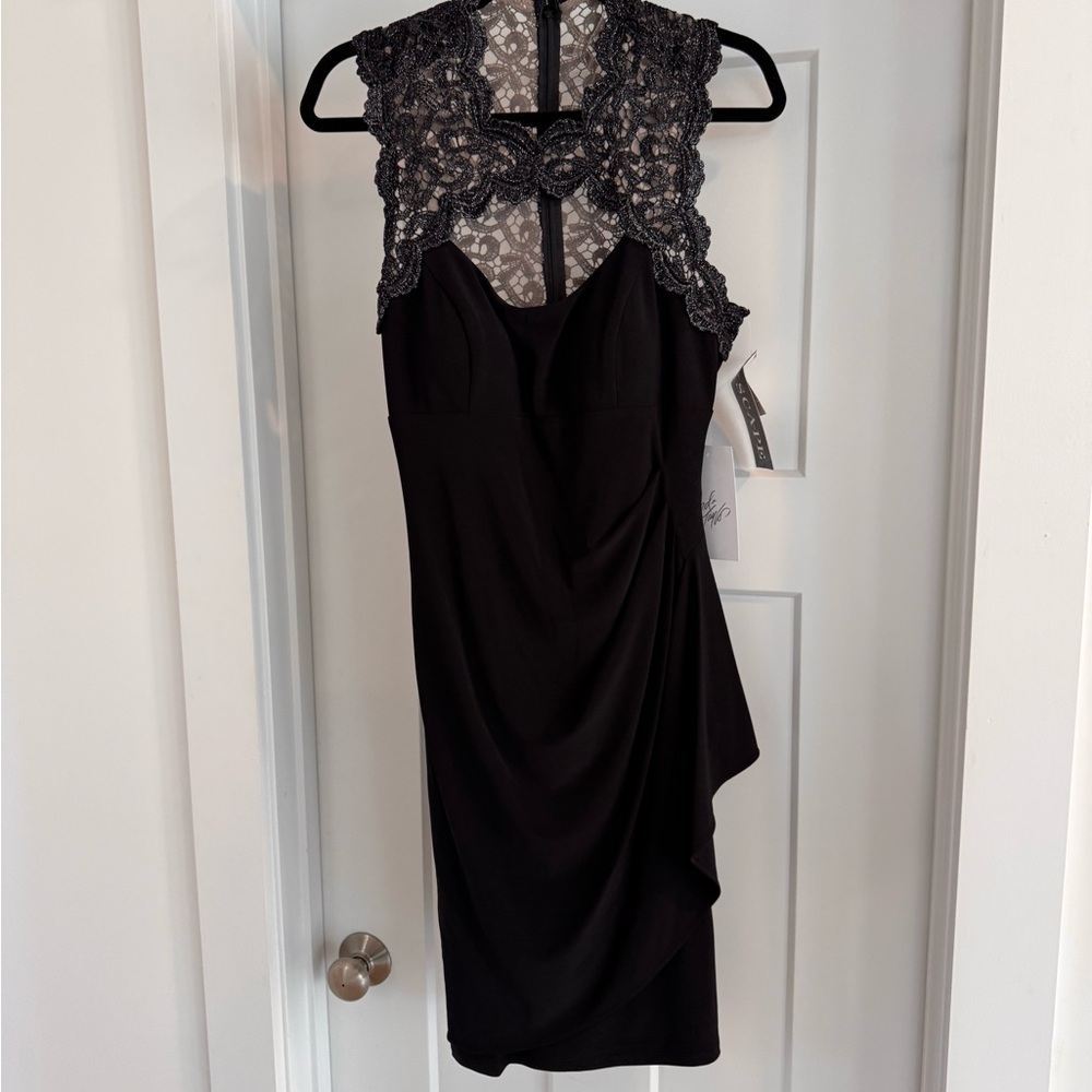 Elegant Black Lace Dress